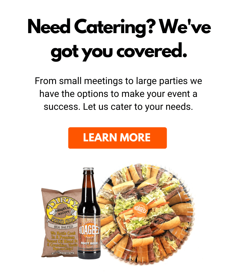 Hoageez catering is perfect for meetings, party or gathering.